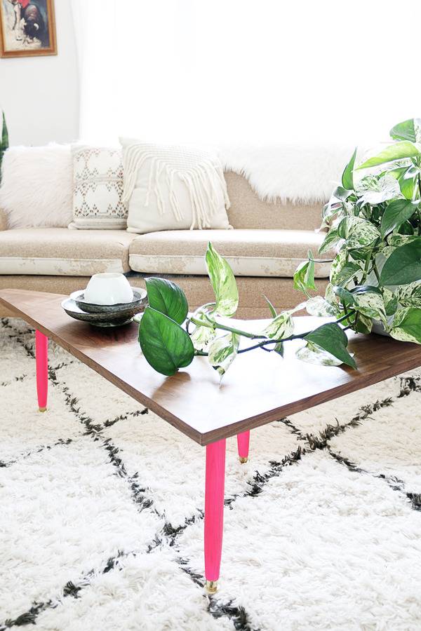 DIY Mid-Century Boomerang Coffee Table