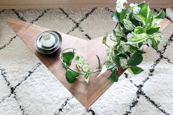 DIY Mid-Century Boomerang Coffee Table