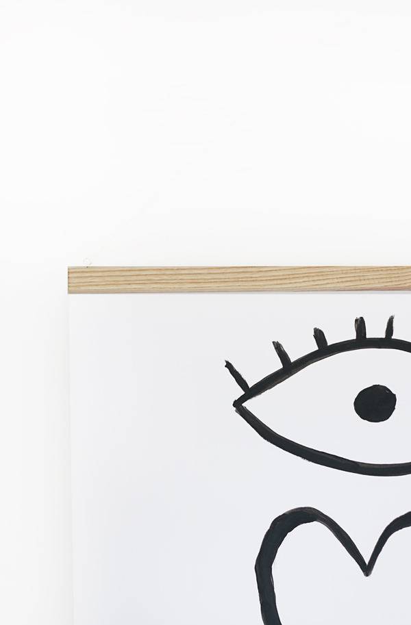 DIY Magnetic Poster Frame