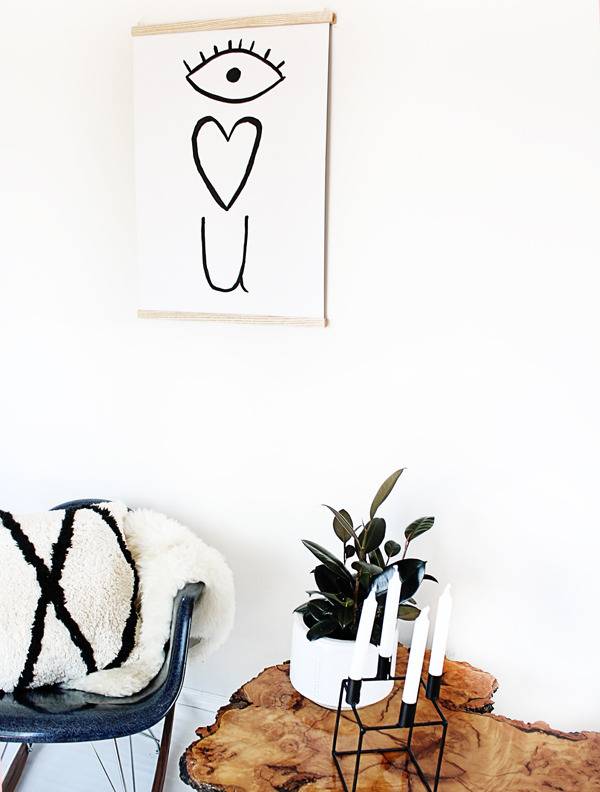 DIY Magnetic Poster Frame