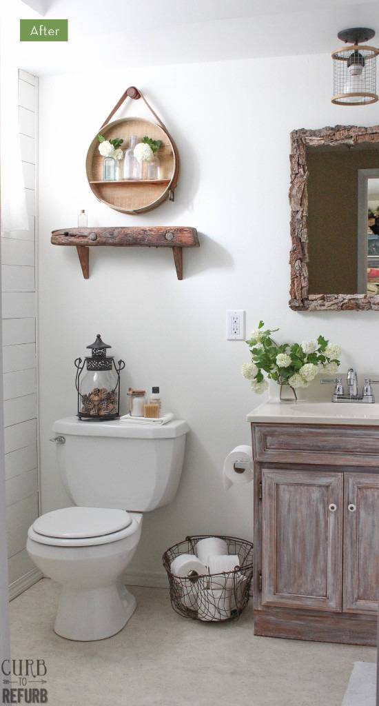 Before and After: A $91 Bathroom Makeover