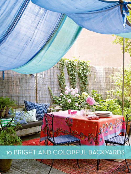 Eye Candy: 10 Colorful Backyards Perfect For Entertaining