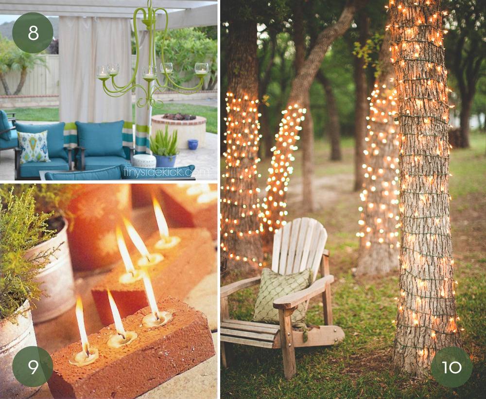 Roundup: Easy DIY Outdoor Entertaining Lighting Ideas