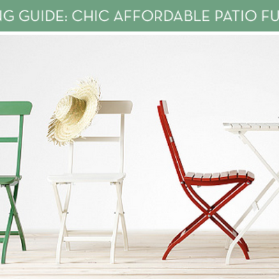 Shopping Guide: Affordable + Modern Patio Furniture You'll Actually Want In Your Backyard