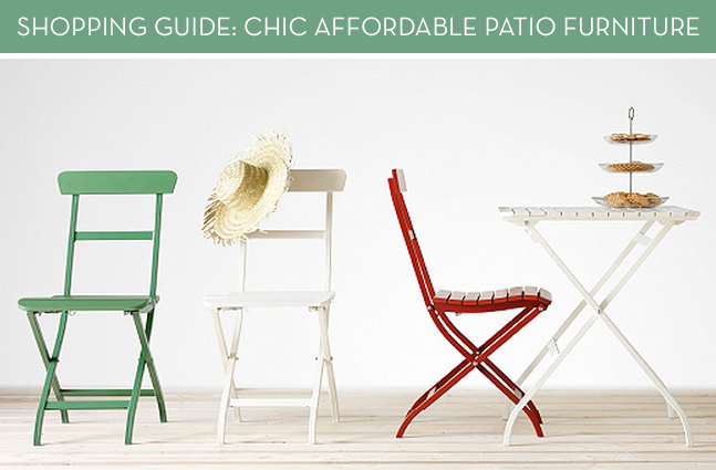 Shopping Guide: Affordable + Modern Patio Furniture You'll Actually Want In Your Backyard
