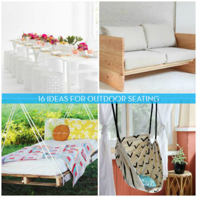 16 Awesome Do-It-Yourself Outdoor Seating Projects