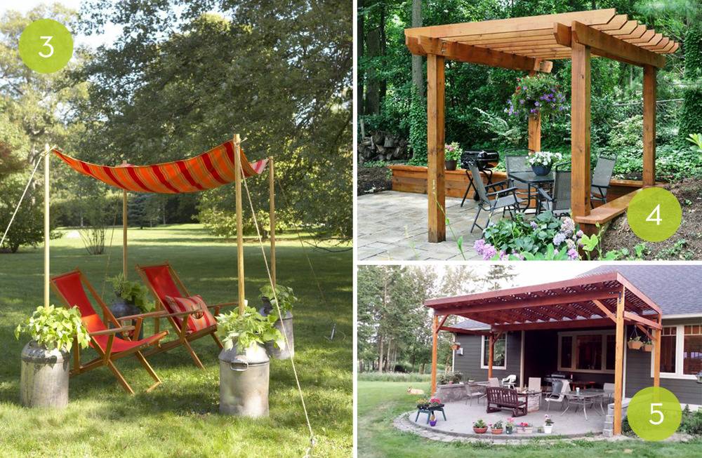 Roundup: 10 DIY Backyard Shade Projects and Ideas