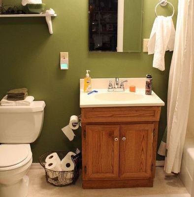 Before and After: A $91 Bathroom Makeover