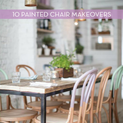Eye Candy: 10 Colorful Chair Makeovers With Paint