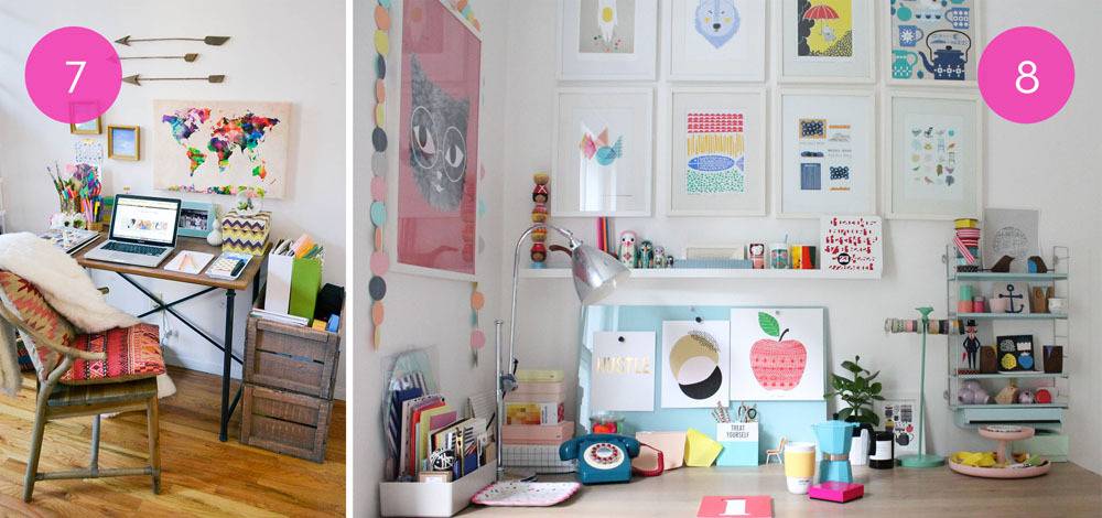 Roundup: 10 Inspiring Colorful Workspaces