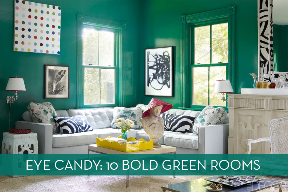 Would You Dare? 10 Stunning Green Rooms