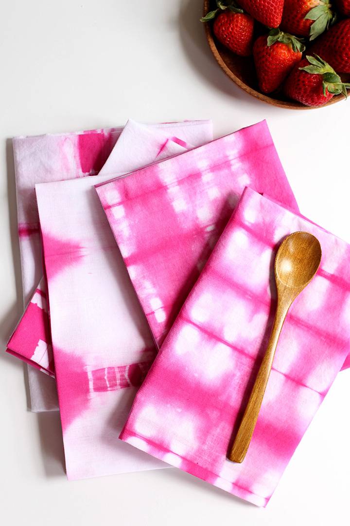 How-To: Beautiful (And Easy!) Shibori Napkins