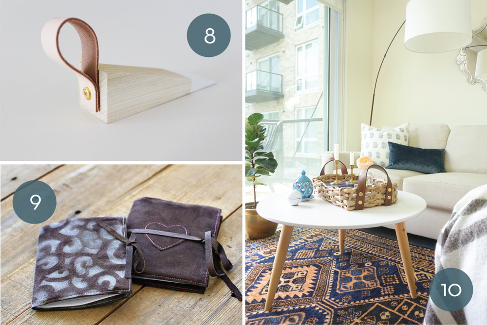 Roundup: 10 Stylish DIY Leather And Suede Projects