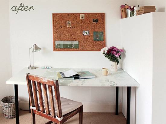 15 Furniture & Accessory Updates Using Wallpaper