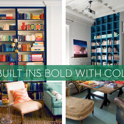 Bold Colorful Built Ins