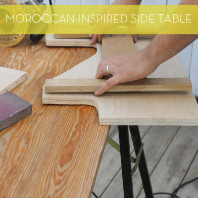 DIY Moroccan-Inspired Side Table | Hello Lidy
