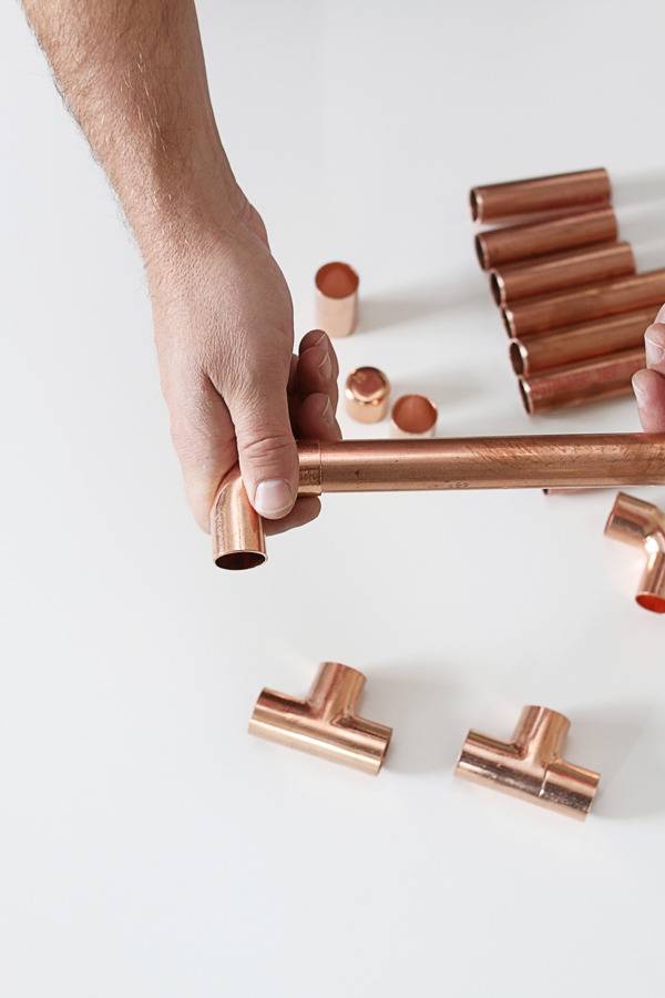 DIY Copper Candelabra | Hello Lidy for Curbly