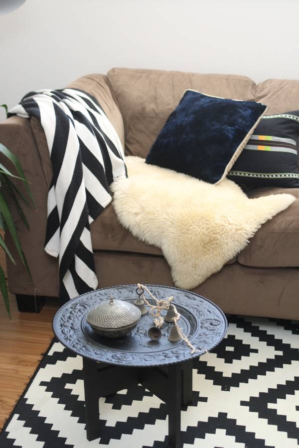 DIY Moroccan-Inspired Side Table | Hello Lidy for Curbly