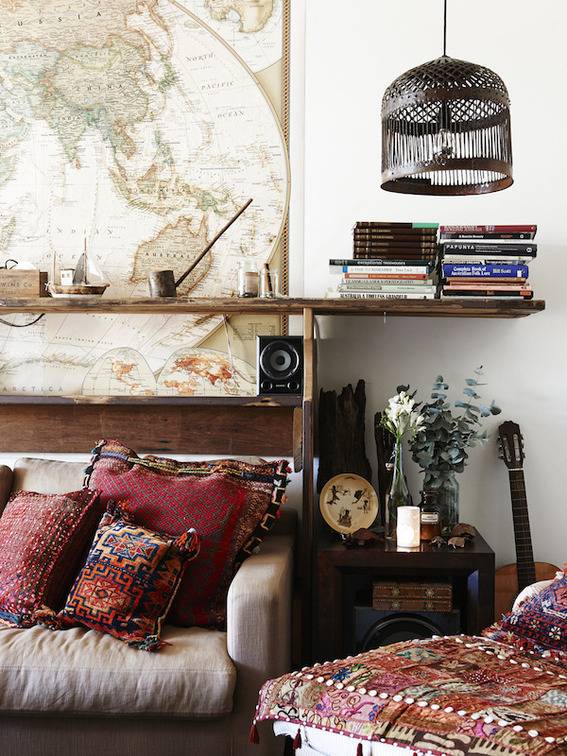 Beautiful Bohemian Spaces - Earthy bohemian (The Design Files)