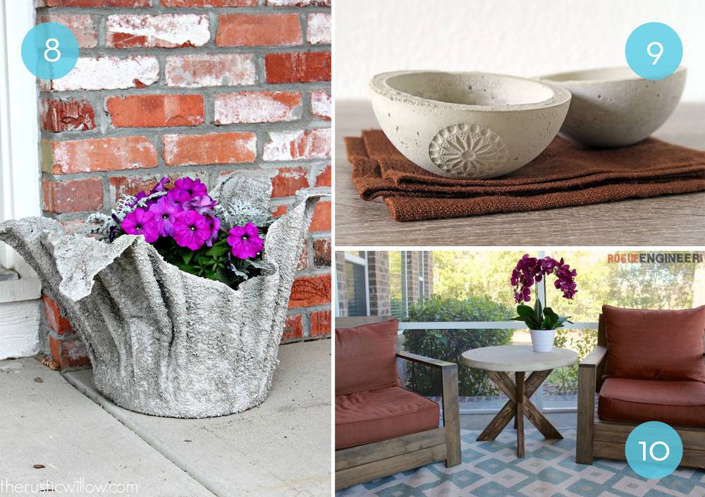 20 Reasons We Love DIY Concrete Projects