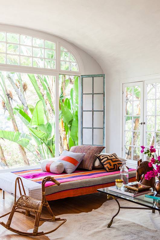 Beautiful Bohemian Spaces - Bright boho living room (SF Girl By Bay)