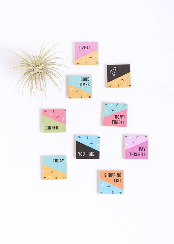 Printable reminder magnets