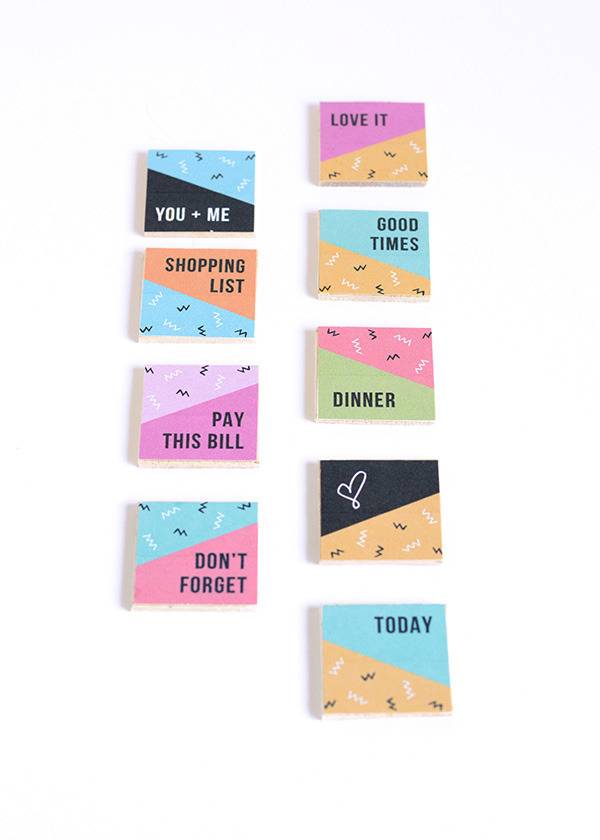 Printable reminder magnets