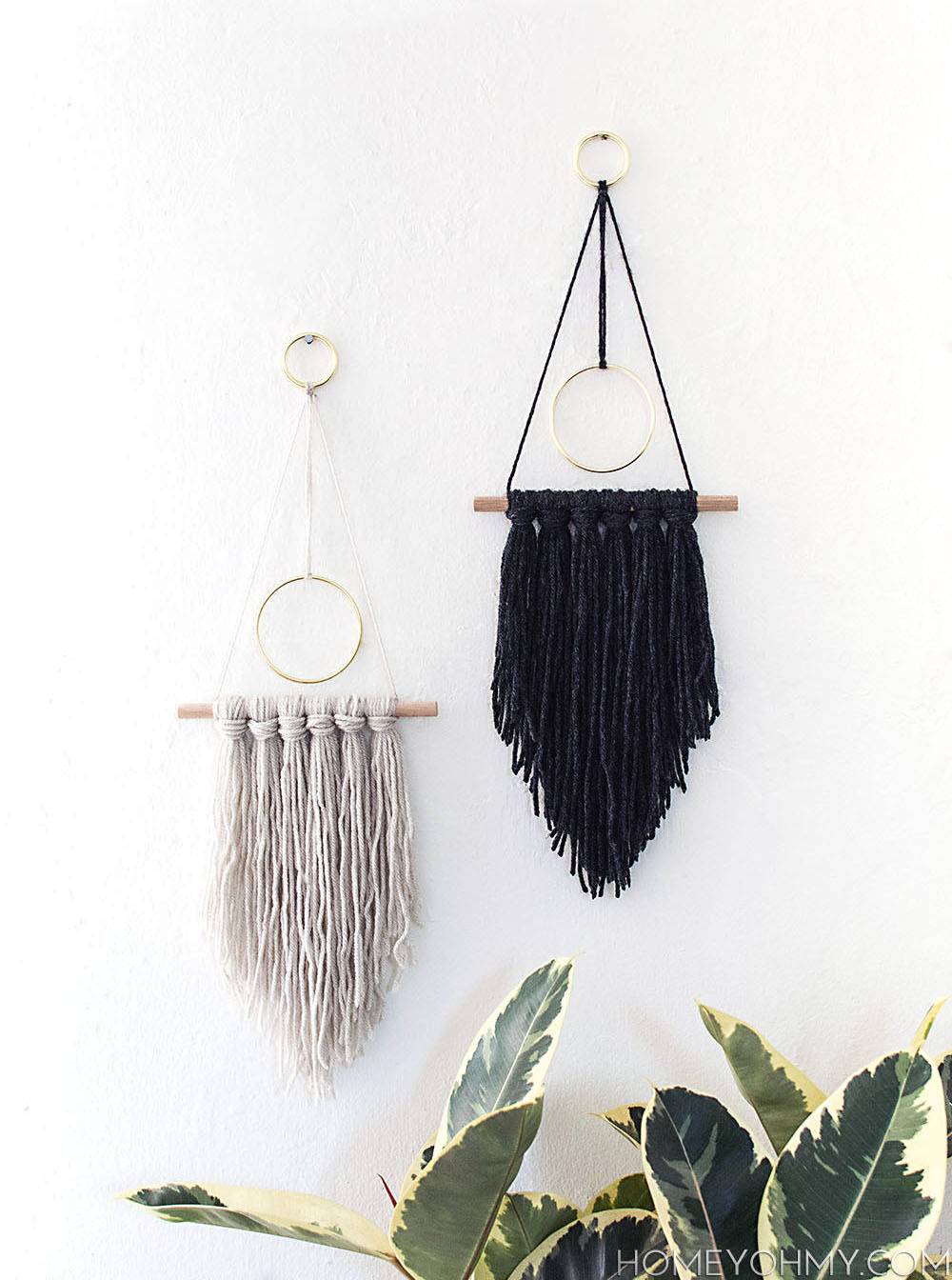 How-To: Incredibly Simple Boho-Style Wall Hanging