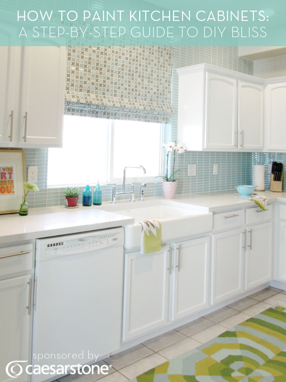 How to paint kitchen cabinetry - a step by step guide