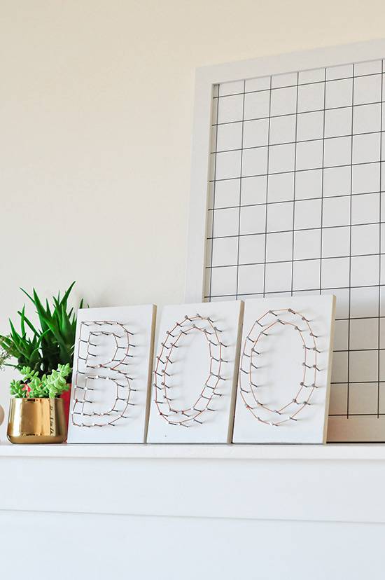 How To: Spooky & Simple BOO String Art For Halloween 