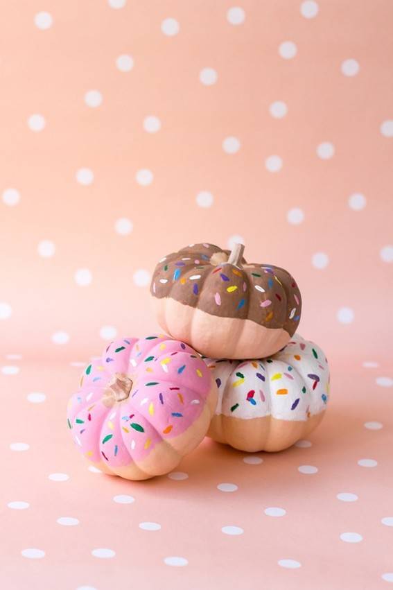 Donut pumpkins - Studio DIY