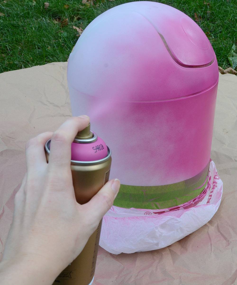 How-To: Easy DIY PANTONE Trash Can