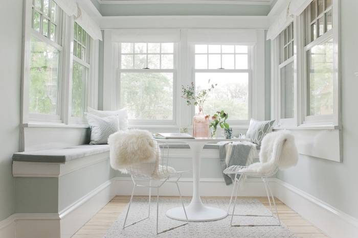 Curbly House sunroom styled by Emily Henderson