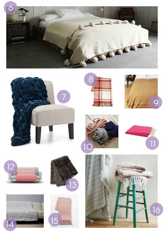 Shopping Guide: 16 Blankets Under $100 To Keep Warm This Fall 