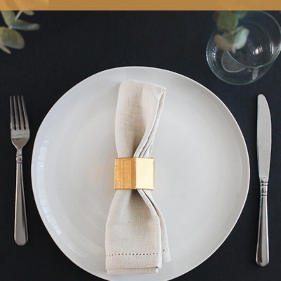 12 DIY napkin rings for your holiday place settings