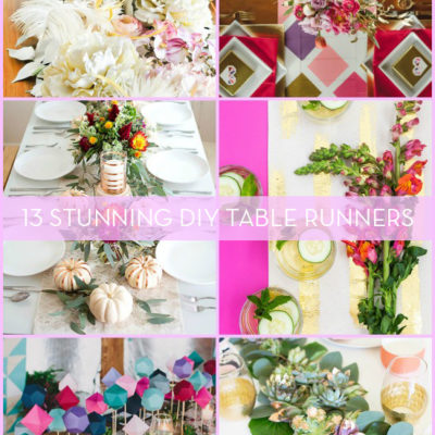 13 stunning diy table runners for Thanksgiving