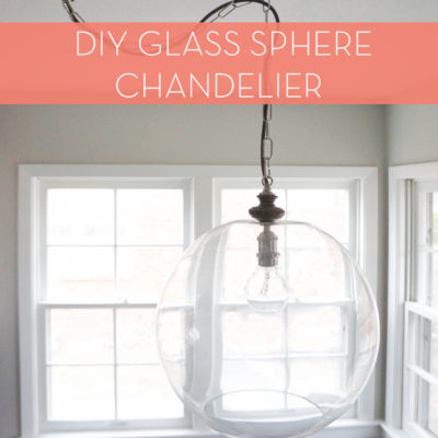 Glass Bowl Sphere Chandelier