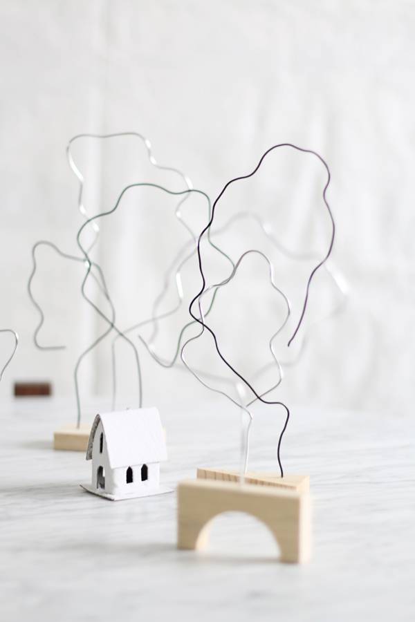 Modern Wire Tabletop Trees | Hello Lidy for Curbly