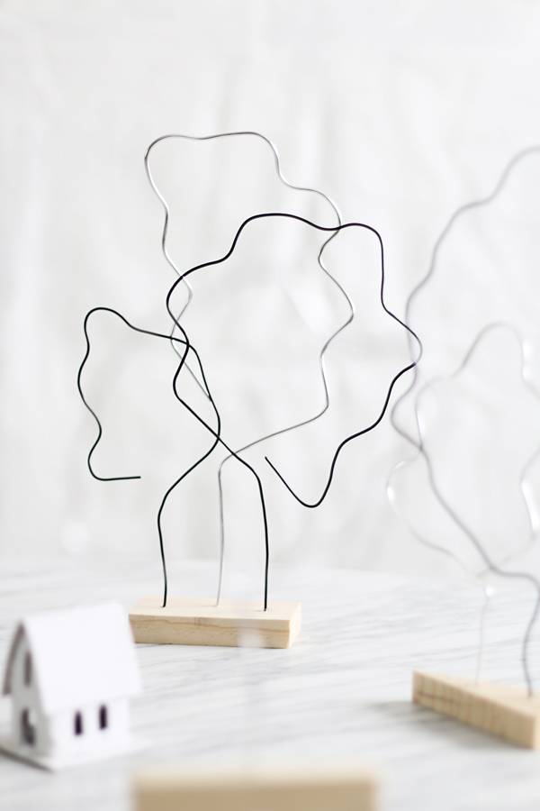 Modern Wire Tabletop Trees | Hello Lidy for Curbly