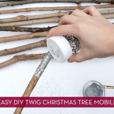 How-to: Hanging Twig Christmas Tree