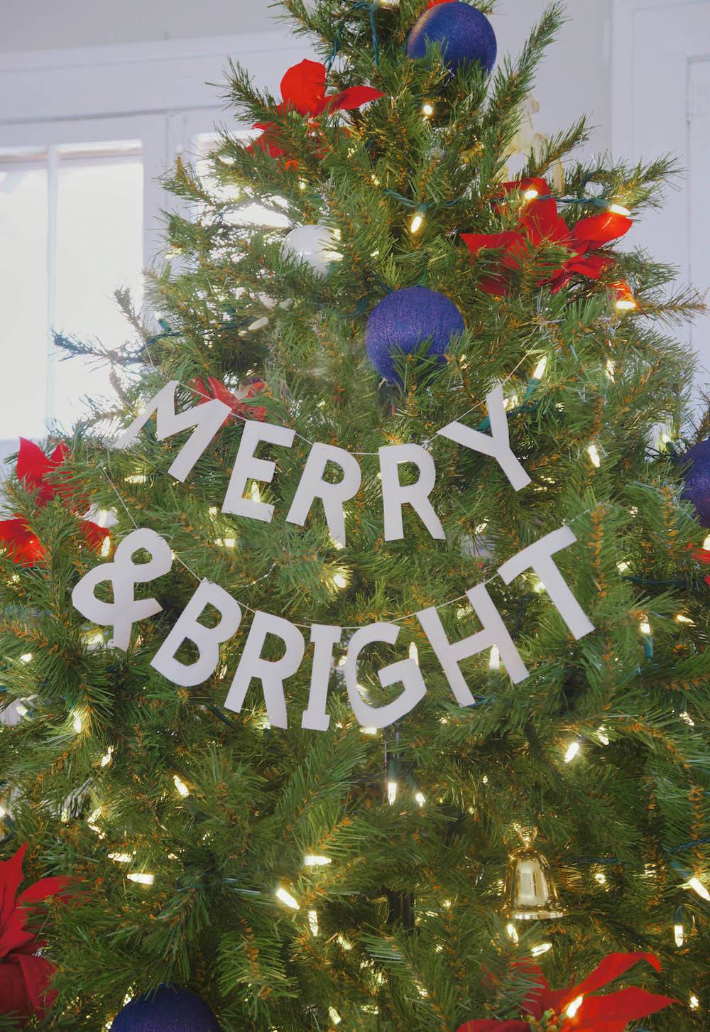 Typographic Christmas Tree