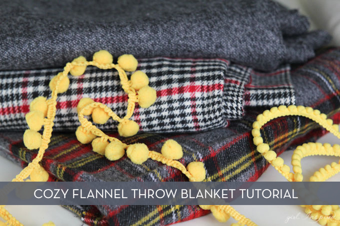 How-to: Make A Soft Flannel Throw For Winter
