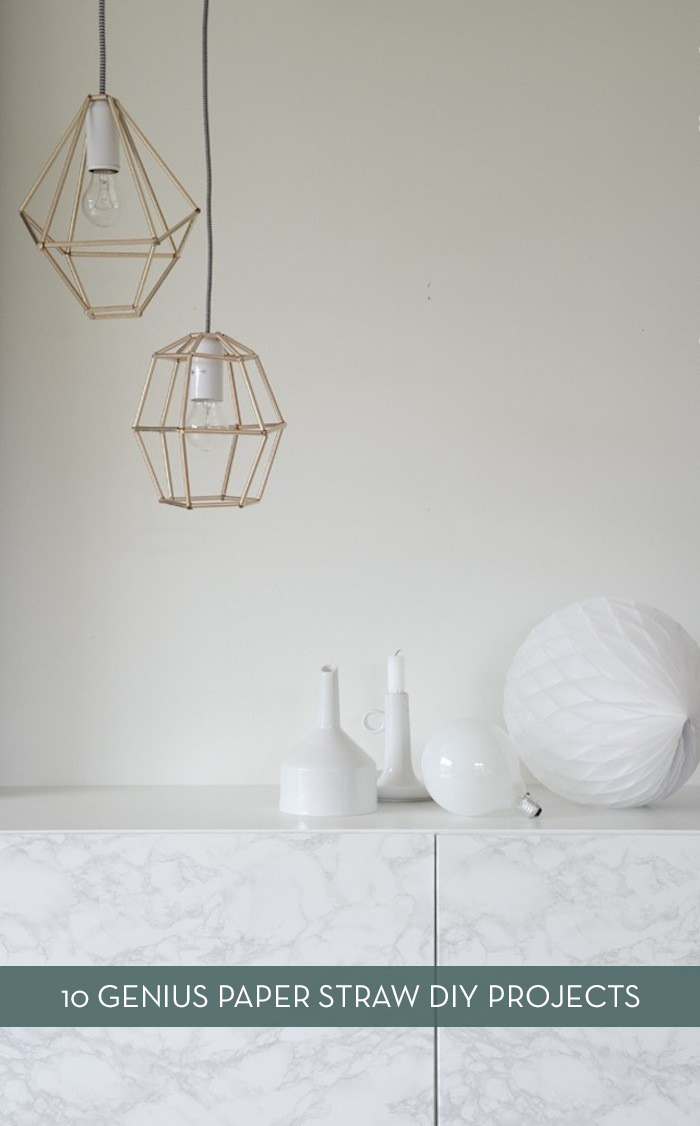 Roundup: 10 Clever Paper Straw DIYs