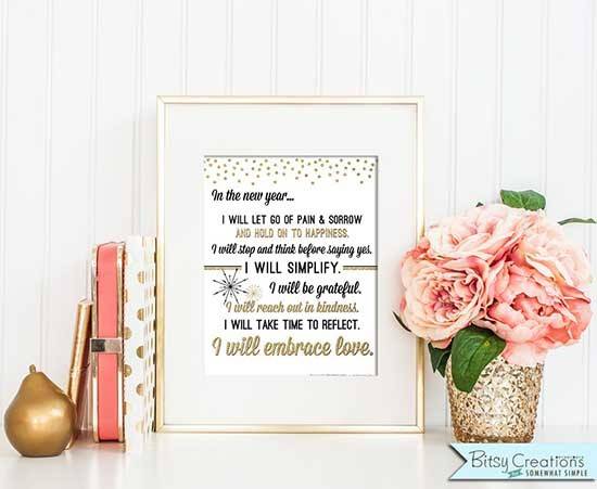 Roundup: 10 of Our Favorite Printable New Year's Resolutions