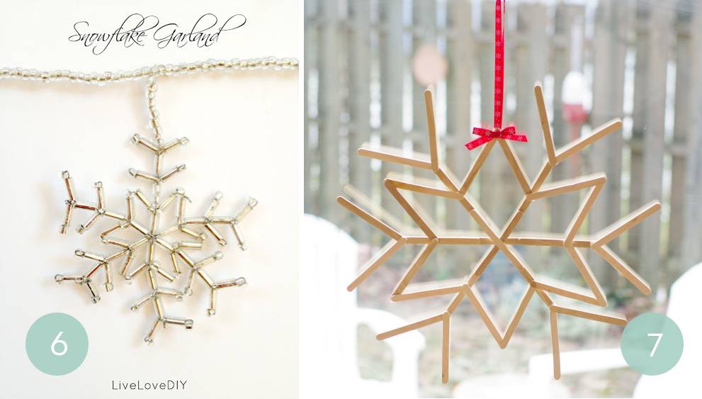 Roundup: 10 Wintery Snowflake DIY Projects