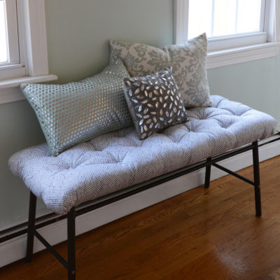 IKEA Hack: Incredibly Easy Upholstered Bench