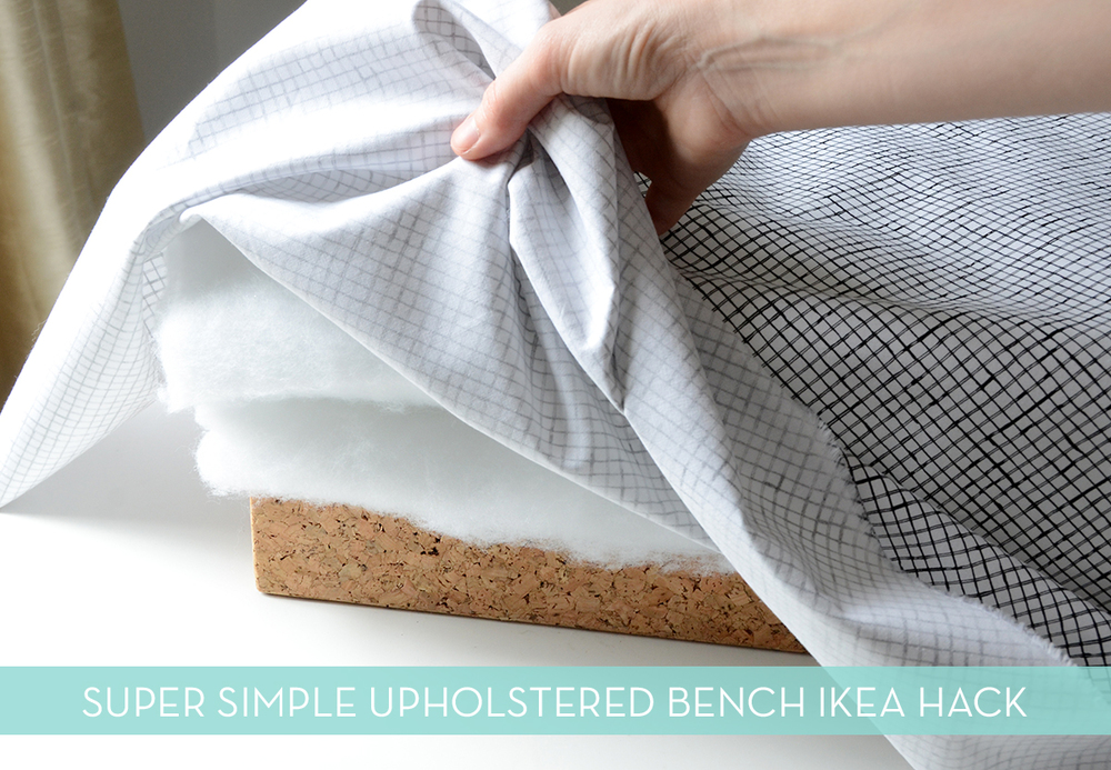 IKEA Hack: Incredibly Easy Upholstered Bench