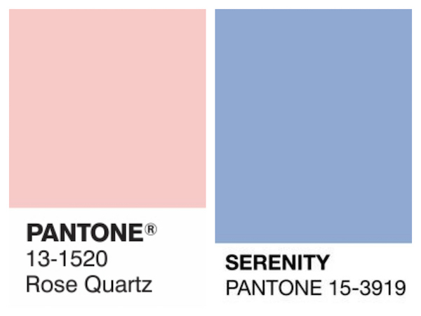 Pantone's 2016 Colors of the Year