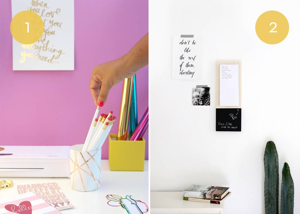 17 DIY Ways To Organize Your Workspace