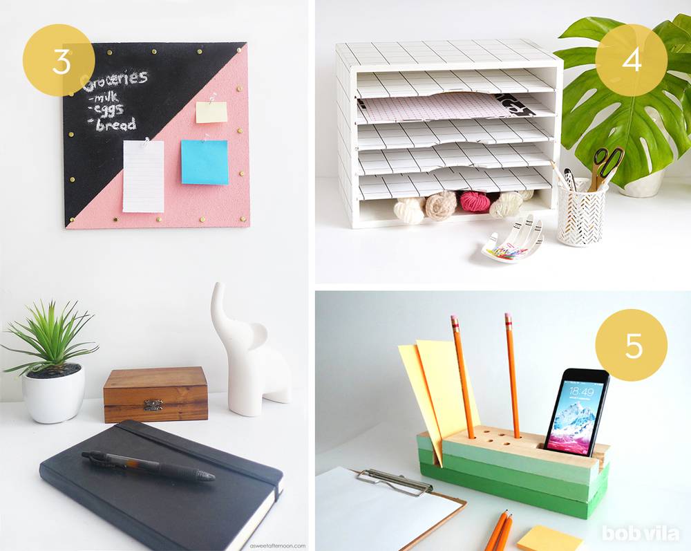 17 DIY Ways To Organize Your Workspace